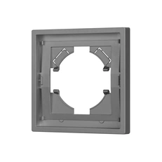 Изображение Рамка пластиковая FRM-TENDO-PL-1-GR (Arlight, Графитовый матовый)